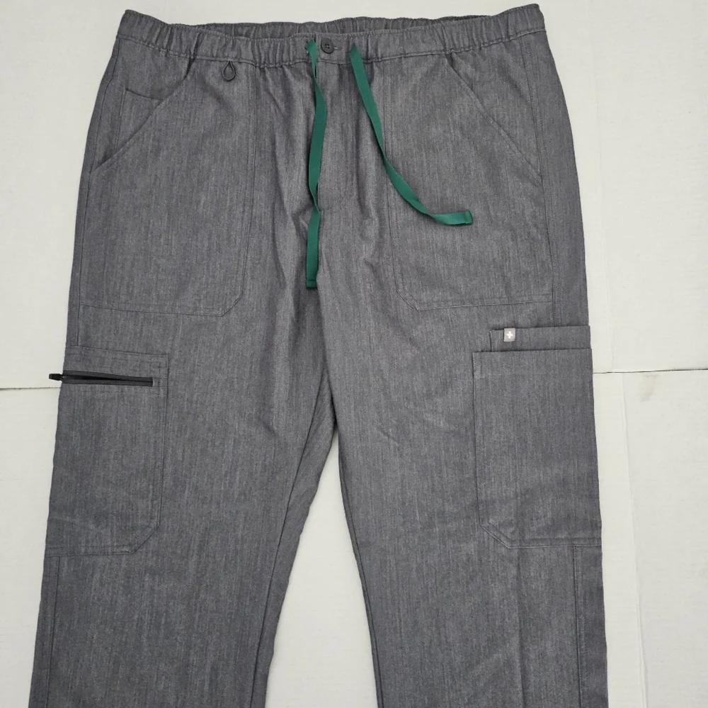 Men's Figs Zip Fly Cairo Cargo Scrub Pants XL Tall XLT